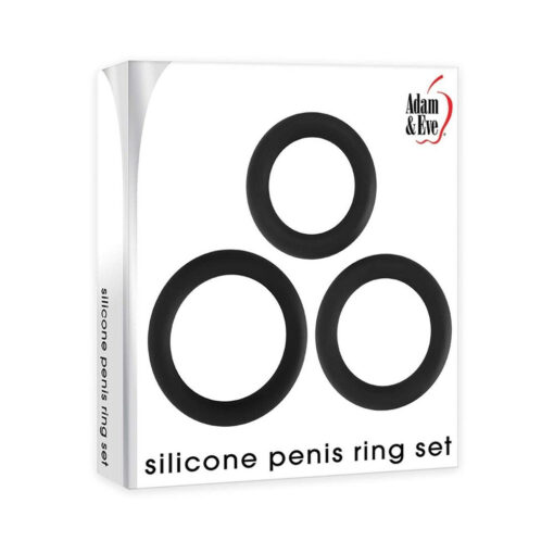 Adam & Eve Silicone Penis Ring Set