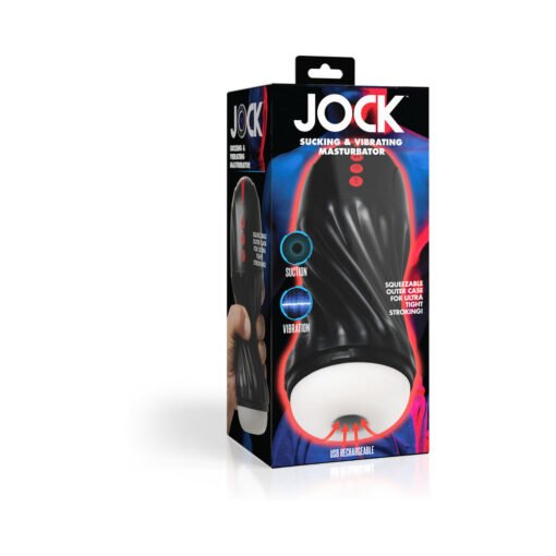 JOCK Sucking & Vibrating Masturbator