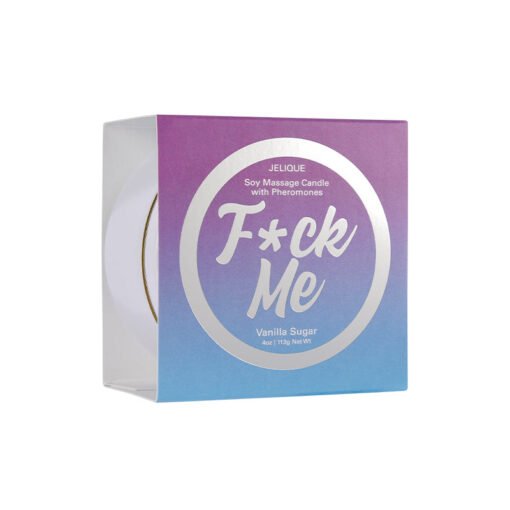 Jelique F*ck Me Pheromone Massage Candle Vanilla Sugar 4 oz-113 g