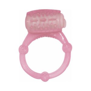Alternative view of Humm Dinger Dual Vibrating Cock Ring (Purple)