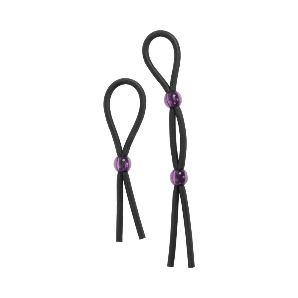 Cock Ties (Black) Lasso/Bolo - Image 2