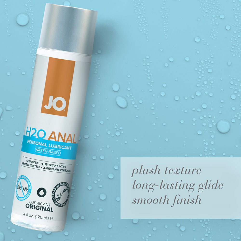 JO H2O Anal Original Water-Based Lubricant 4 oz. - Image 4