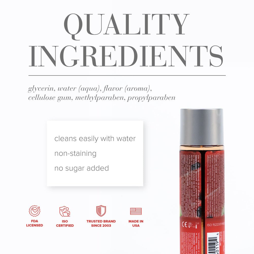 JO H2O Succulent Watermelon Flavored Water-Based Lubricant 4 oz. - Image 2
