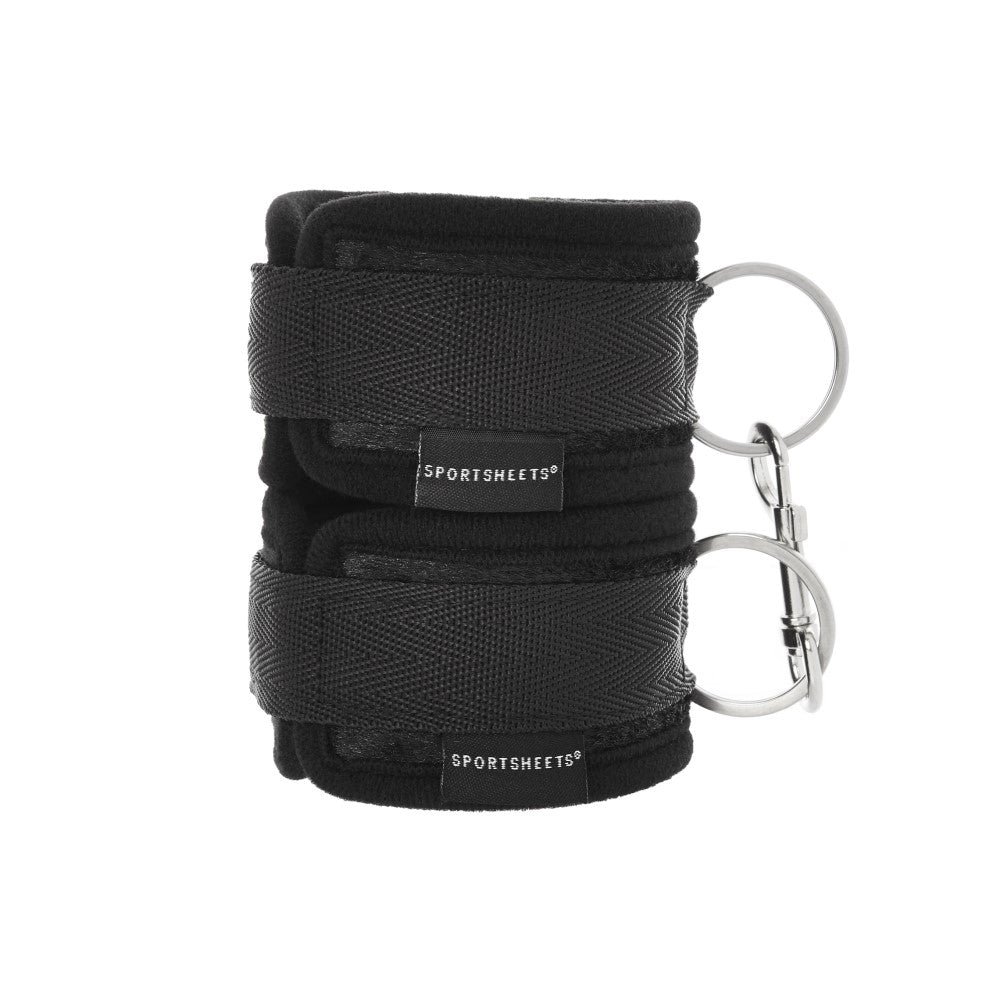 Sportsheets Soft Cuffs with Velcro Straps Black - Image 4