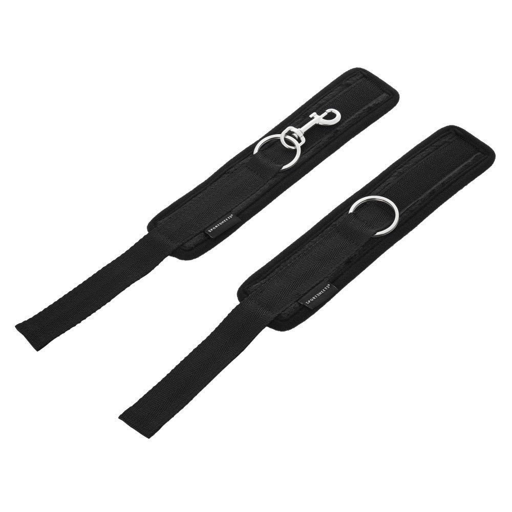 Sportsheets Soft Cuffs with Velcro Straps Black - Image 6