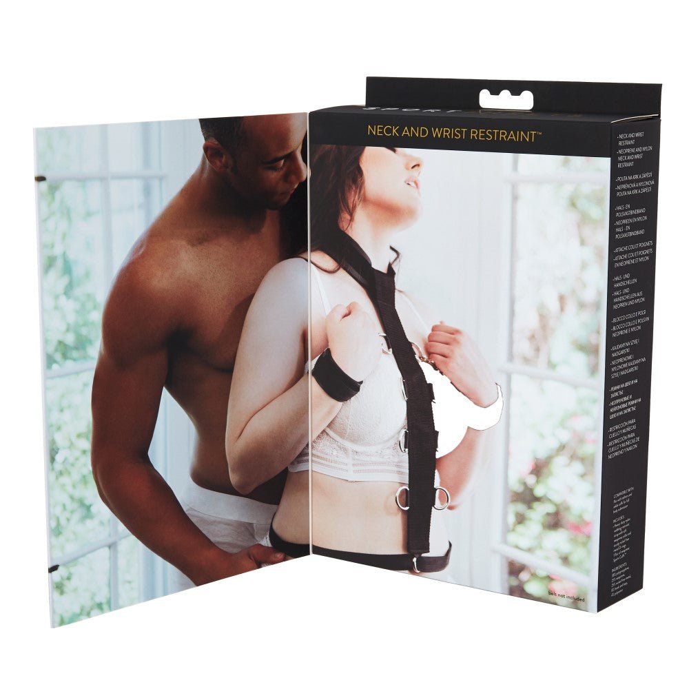 Sportsheets Adjustable Neoprene Neck & Wrist Restraint Black – alternate view 1