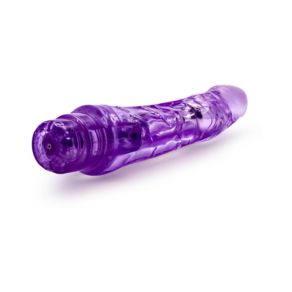 Naturally Yours Mambo Vibe Realistic 9 in. Vibrating Dildo Purple – alternate view 3