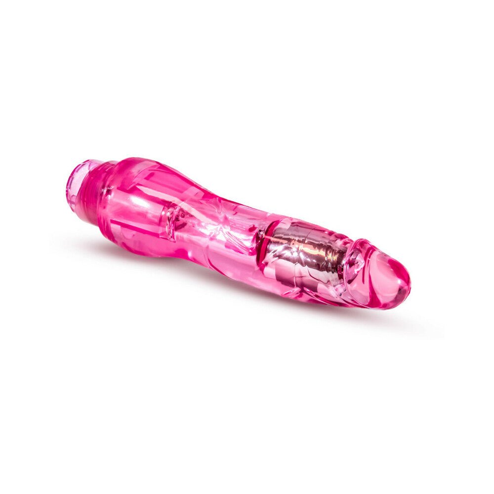 Naturally Yours Fantasy Vibe Realistic 8.5 in. Vibrating Dildo Pink – alternate view 3
