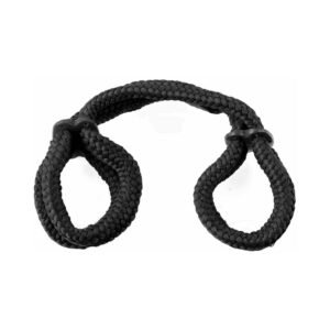 Alternative view of Fetish Fantasy Series Silk Rope Love Cuffs Black