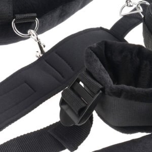 Alternative view of Fetish Fantasy Series Adjustable Position Master with Cuffs Black