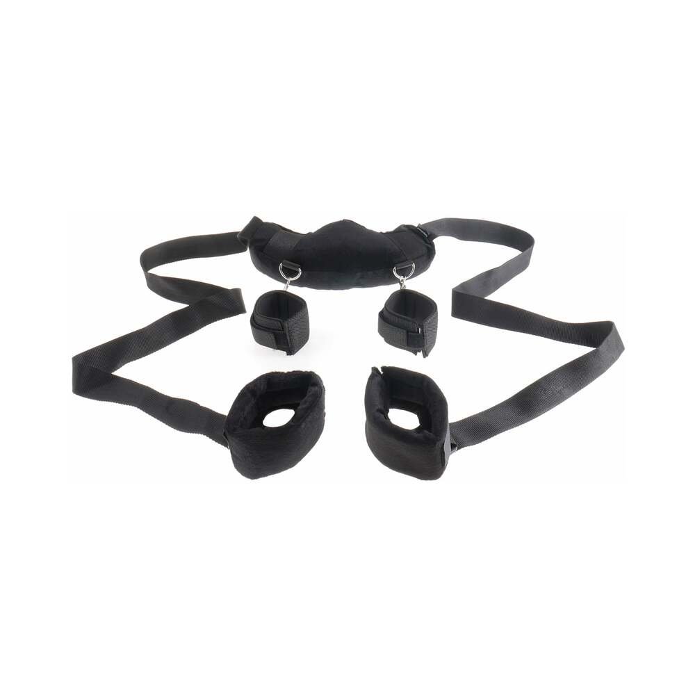 Fetish Fantasy Series Adjustable Position Master with Cuffs Black - Image 3