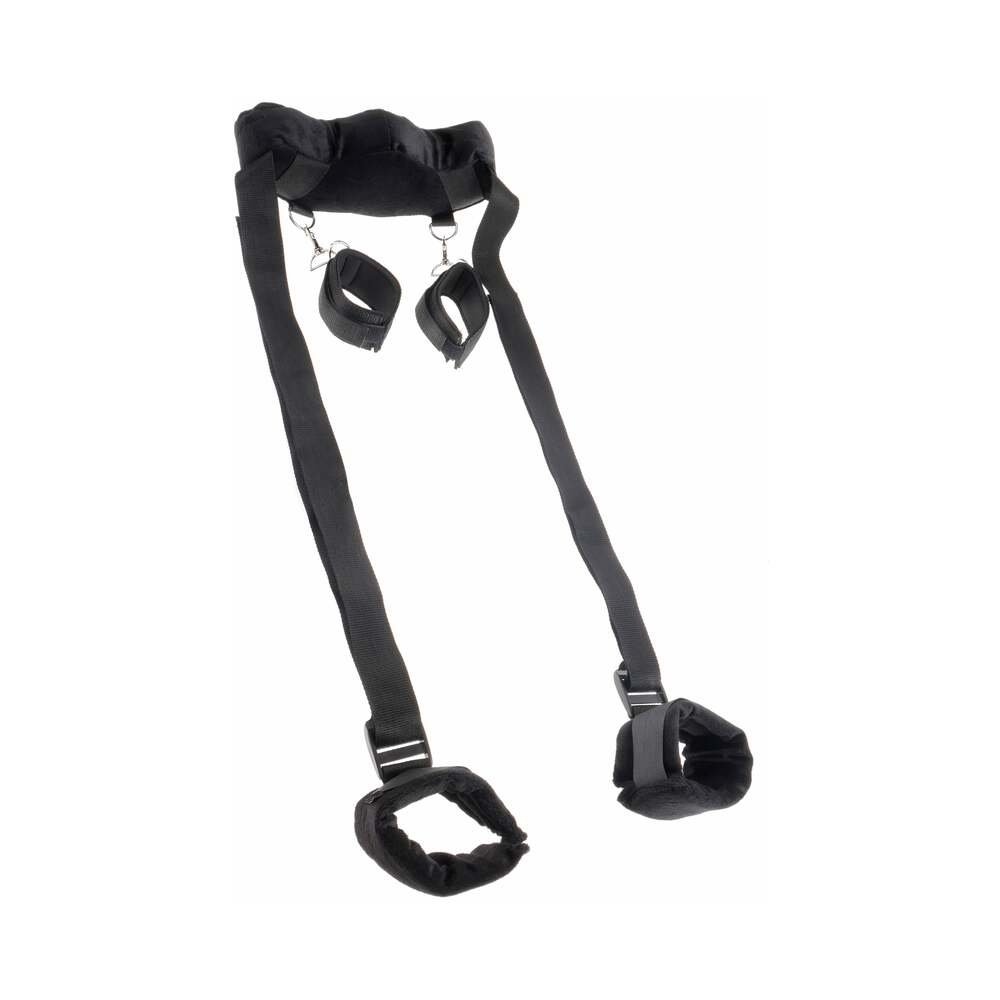 Fetish Fantasy Series Adjustable Position Master with Cuffs Black - Image 4