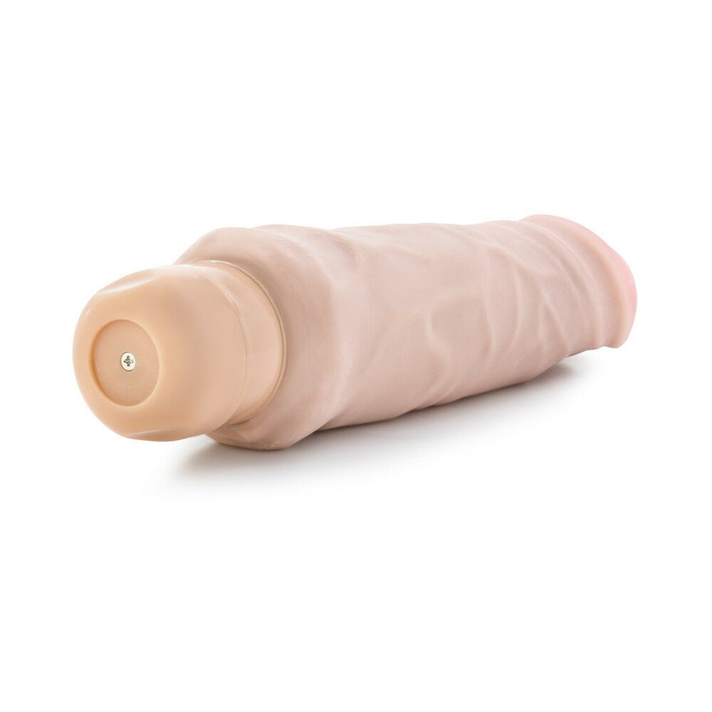 Au Naturel Home Wrecker 9.5 in. Dual Density Vibrating Dildo Beige – alternate view 4