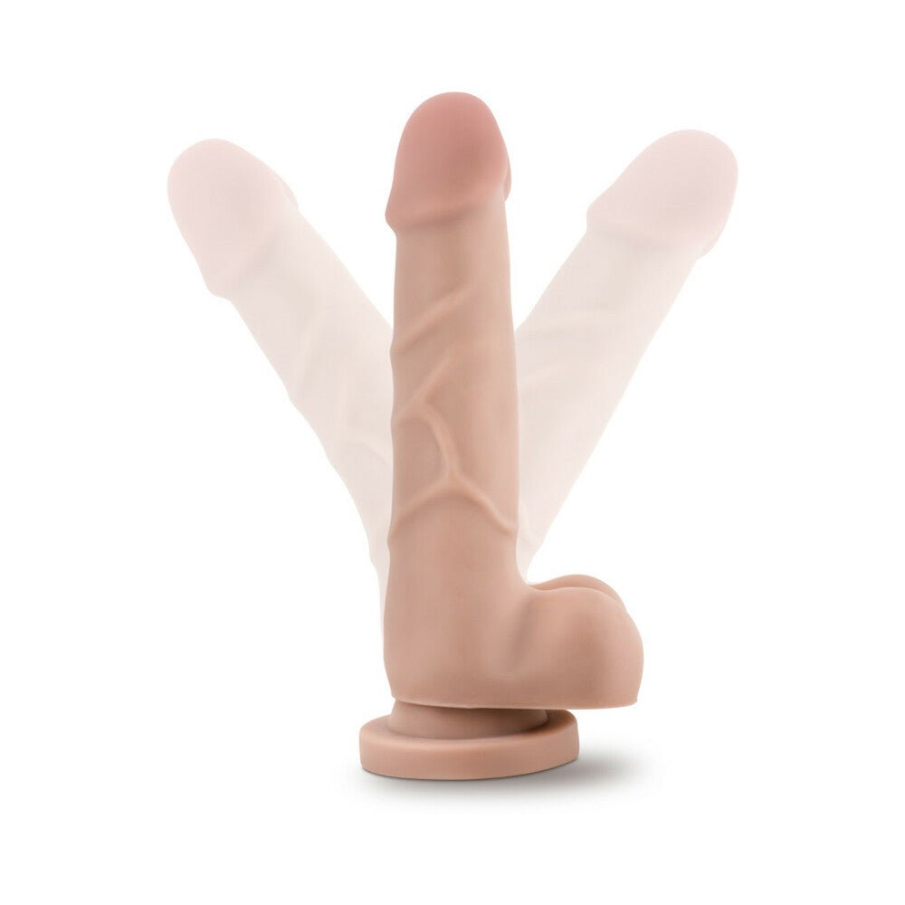 Dr. Skin Basic 7 Realistic 7.75 in. Dildo with Balls Beige – alternate view 6