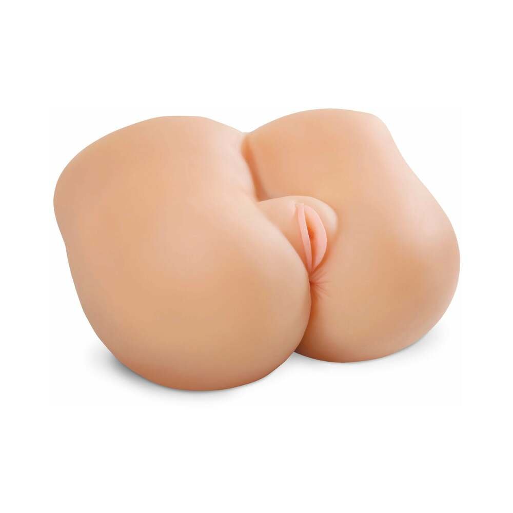 PDX Fuck Me Silly Petite Dual-Entry Masturbator Beige - Image 3