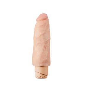 Alternative view of Dr. Skin Cock Vibe 9 Realistic 7.5 in. Vibrating Dildo Beige