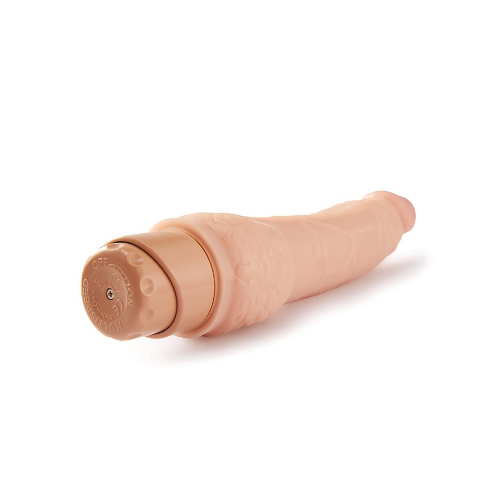 Dr. Skin Cock Vibe 7 Realistic 8.5 in. Vibrating Dildo Beige – alternate view 5