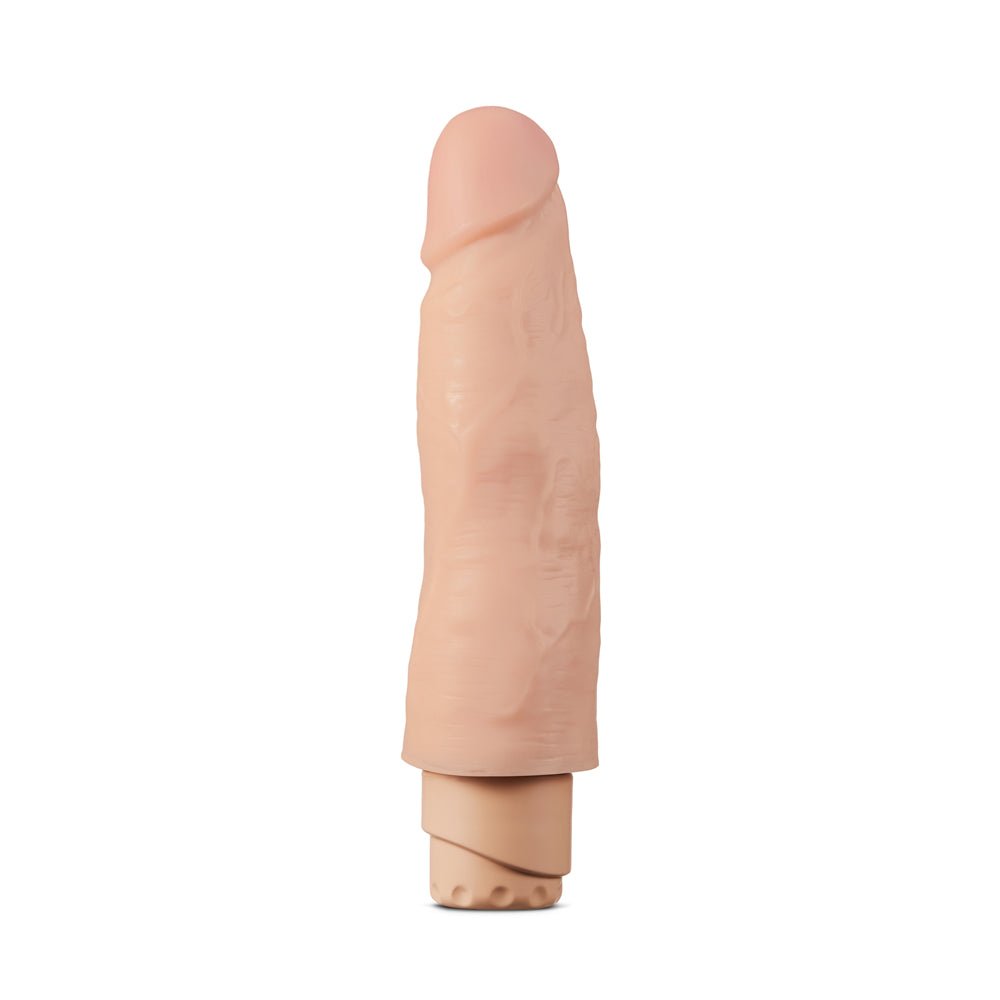 Dr. Skin Cock Vibe 14 Realistic 8 in. Vibrating Dildo Beige – alternate view 1