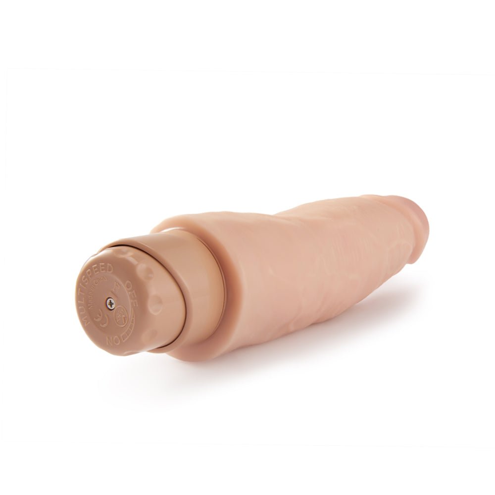 Dr. Skin Cock Vibe 14 Realistic 8 in. Vibrating Dildo Beige – alternate view 5