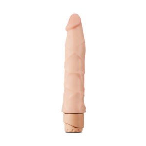 Alternative view of Dr. Skin Cock Vibe 1 Realistic 9 in. Vibrating Dildo Beige