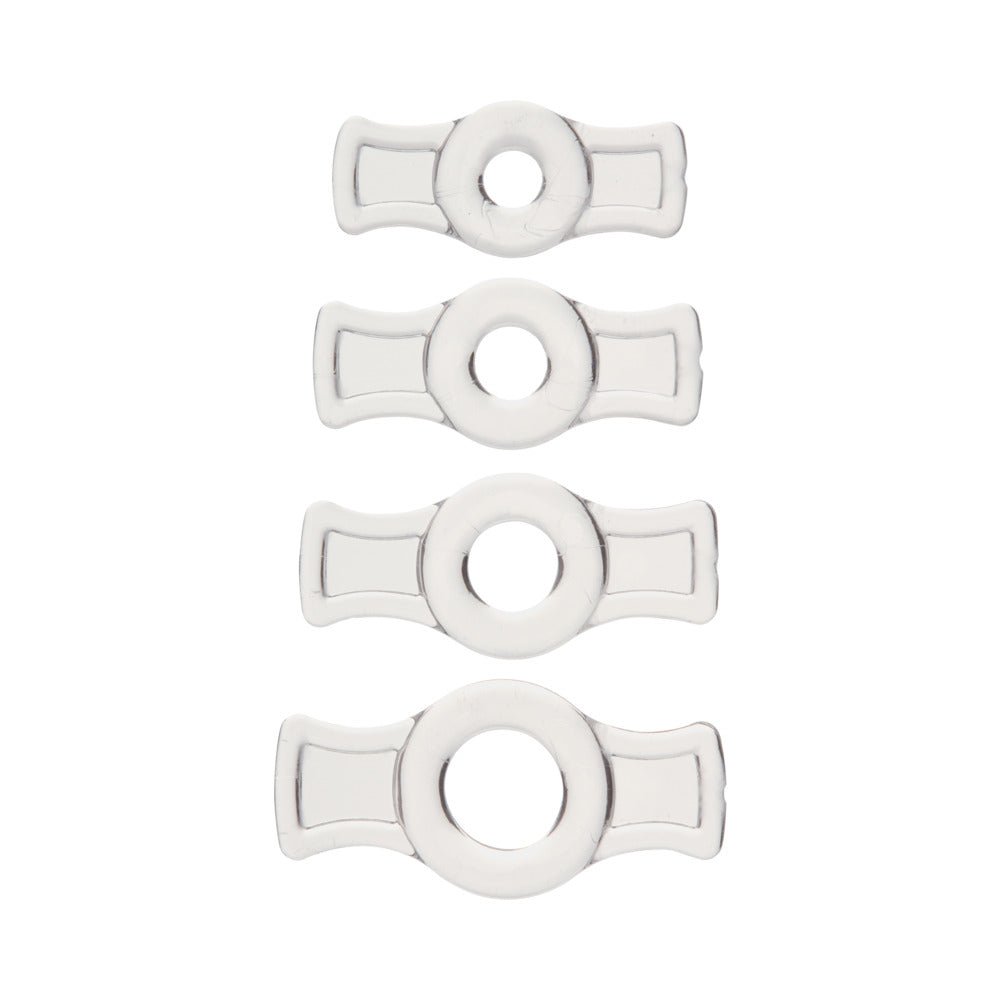TitanMen - Cock Ring Set Clear – alternate view 1