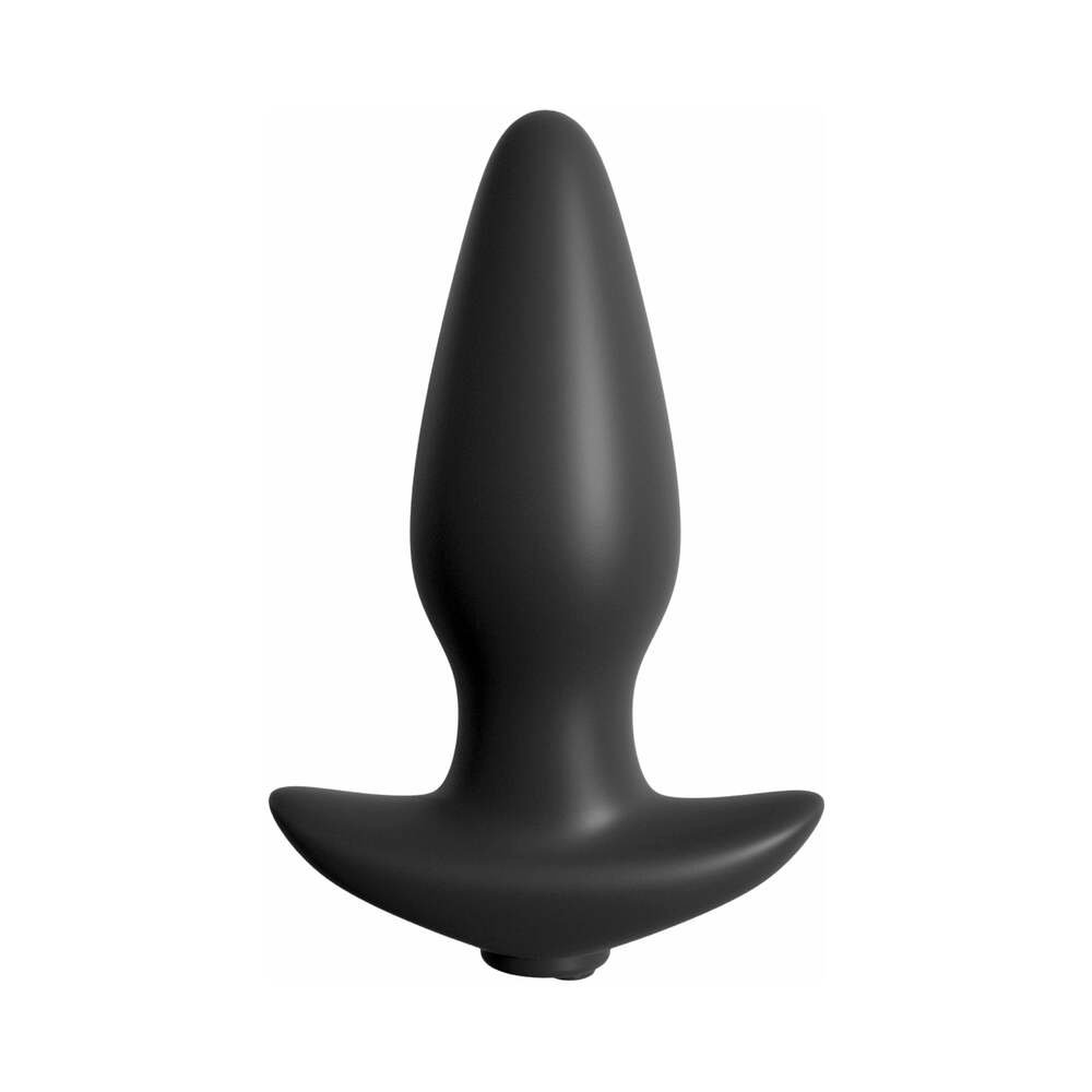 Anal Fantasy Collection Vibrating Remote Control Silicone Plug Black – alternate view 2