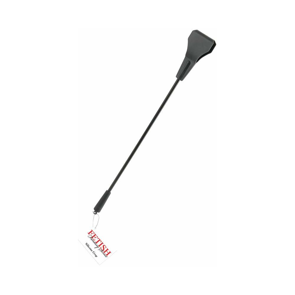 Fetish Fantasy Series Silicone Crop Black – alternate view 3