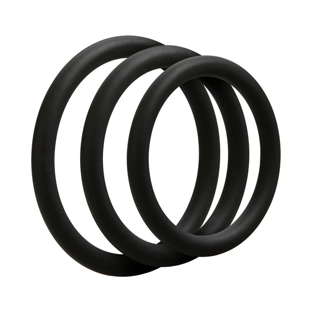 OptiMALE – 3 C-Ring Set – Thin Black – alternate view 1