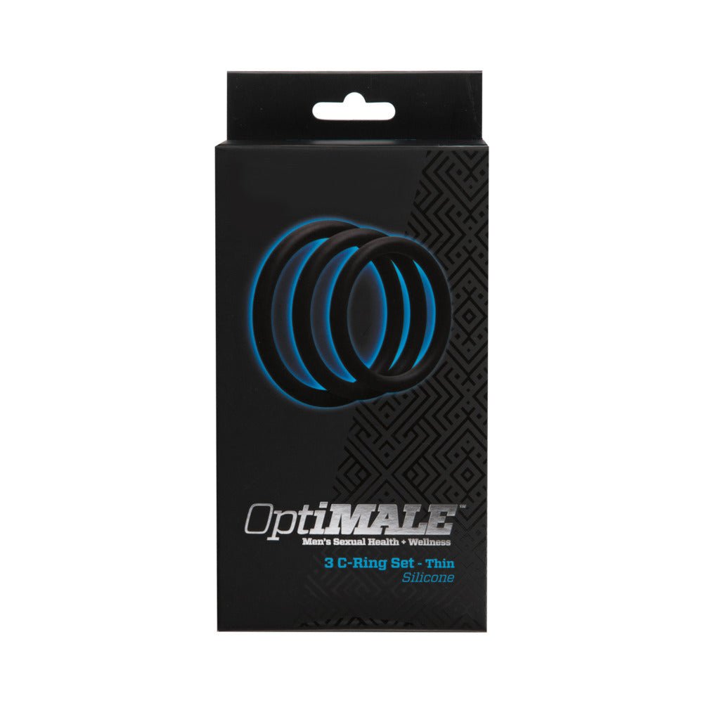 OptiMALE – 3 C-Ring Set – Thin Black – alternate view 2