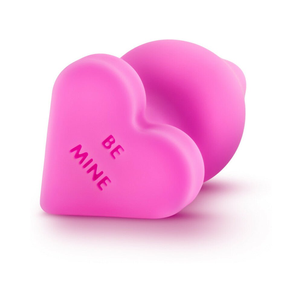 Play with Me Naughty Candy Hearts ''Be Mine'' Anal Plug Pink – alternate view 4