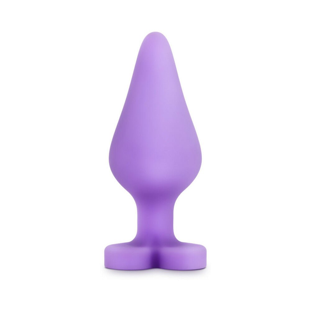 Play with Me Naughty Candy Hearts ''Do Me Now'' Anal Plug Purple – alternate view 1