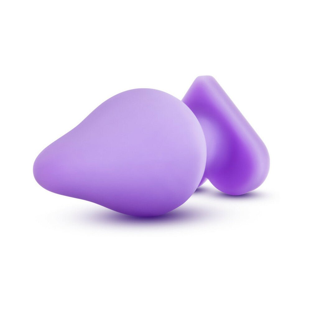 Play with Me Naughty Candy Hearts ''Do Me Now'' Anal Plug Purple – alternate view 3