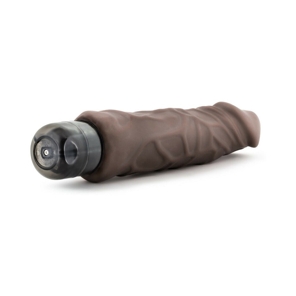 Au Naturel Home Wrecker 9.5 in. Dual Density Vibrating Dildo Brown – alternate view 4