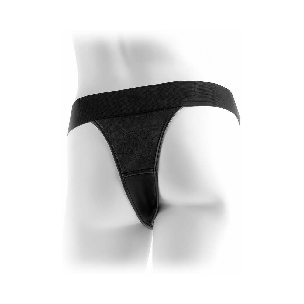 Fetish Fantasy Series Velcro Crotchless Harness Black - Image 3