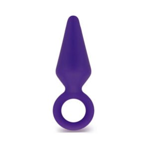 Alternative view of Luxe Candy Rimmer Medium Silicone Anal Plug Purple