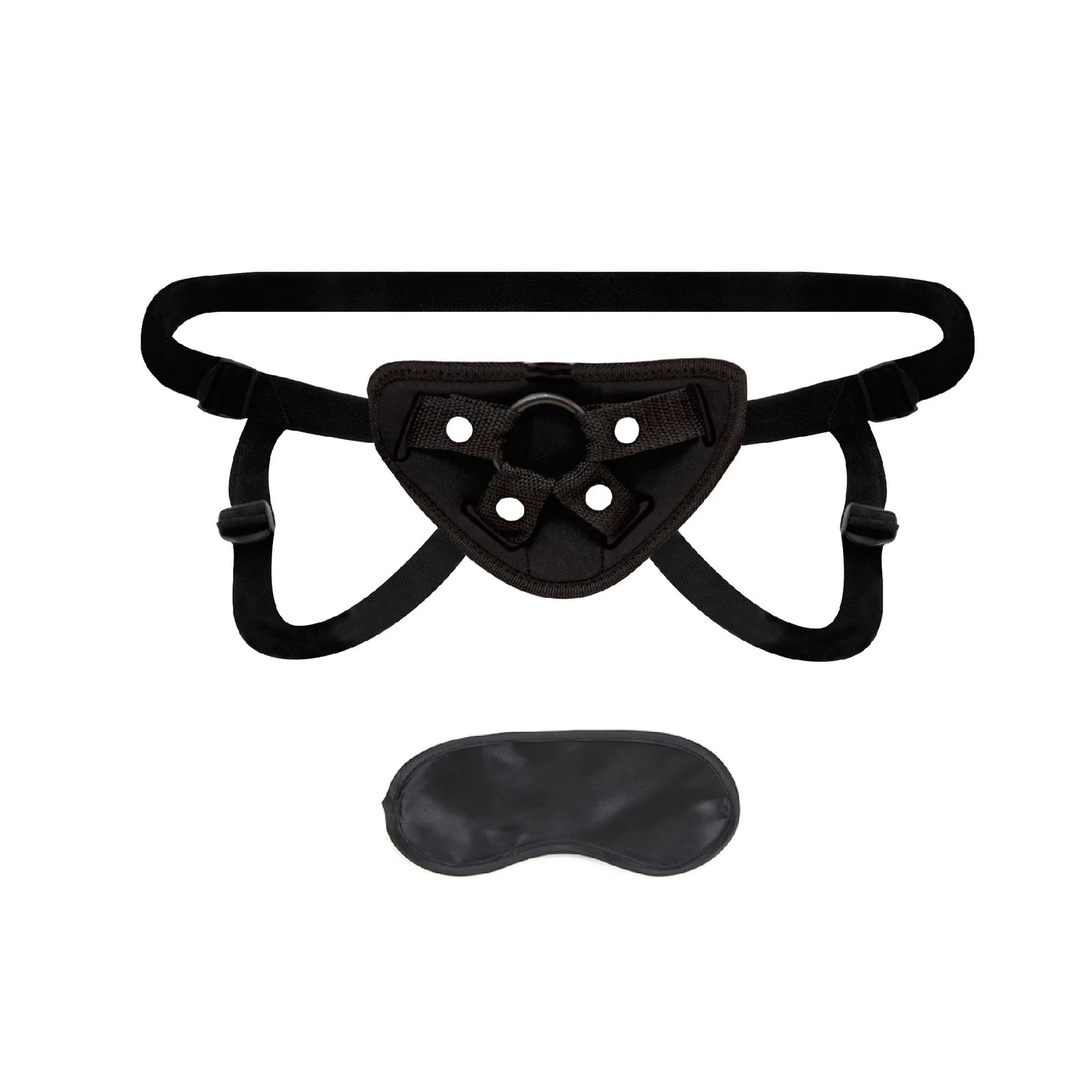 Lux Fetish Neoprene Strap-On Harness Black - Image 2