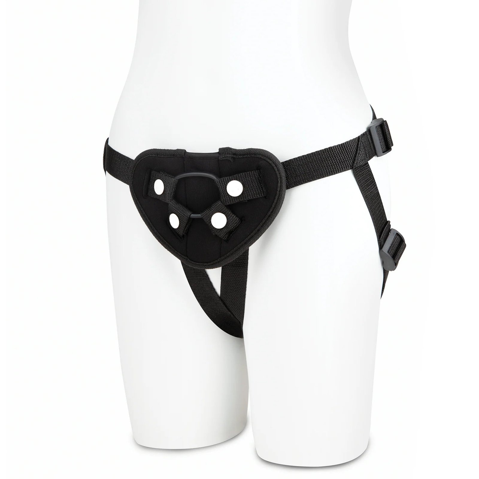Lux Fetish Neoprene Strap-On Harness Black - Image 4