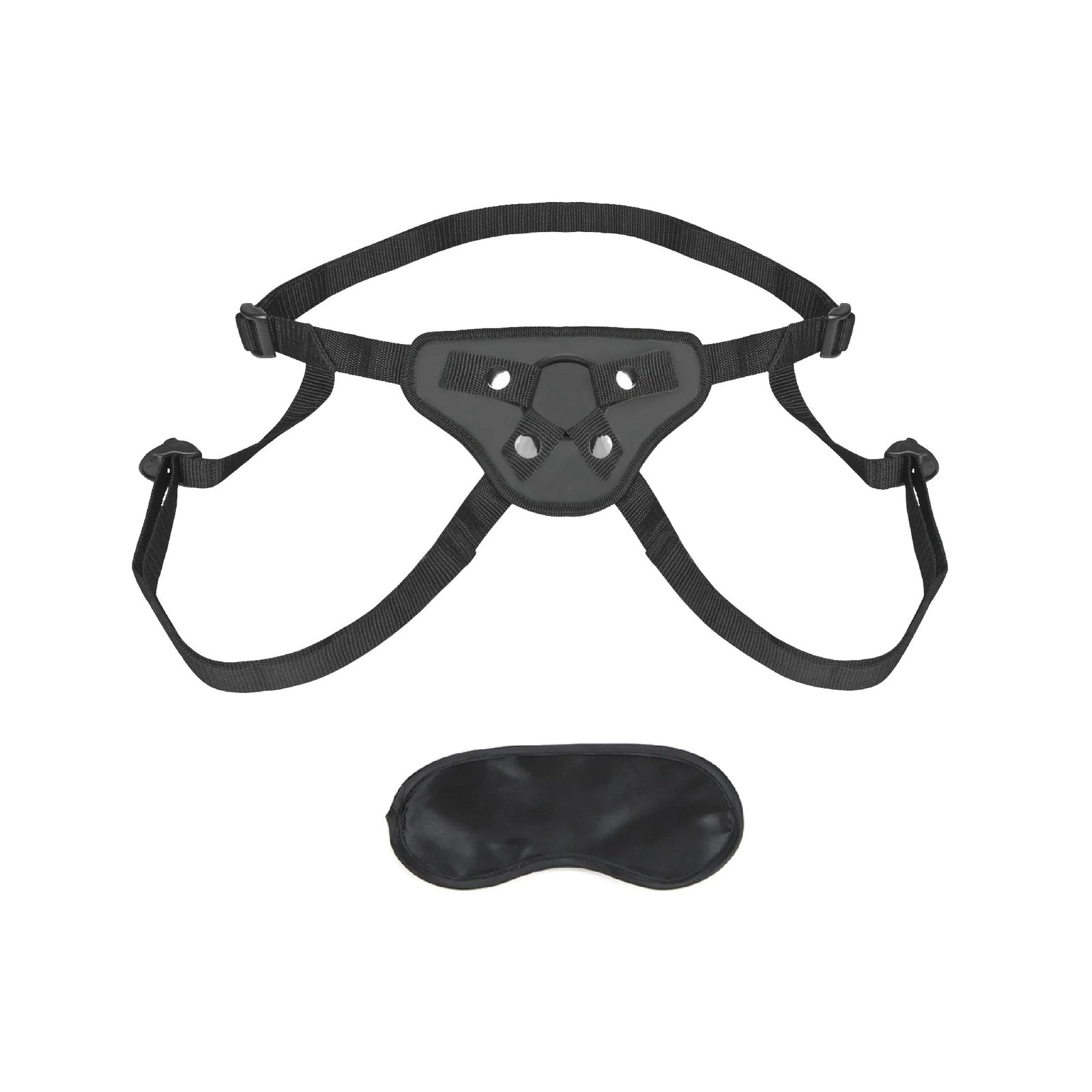 Lux Fetish Beginners Strap-On Harness Black – alternate view 1