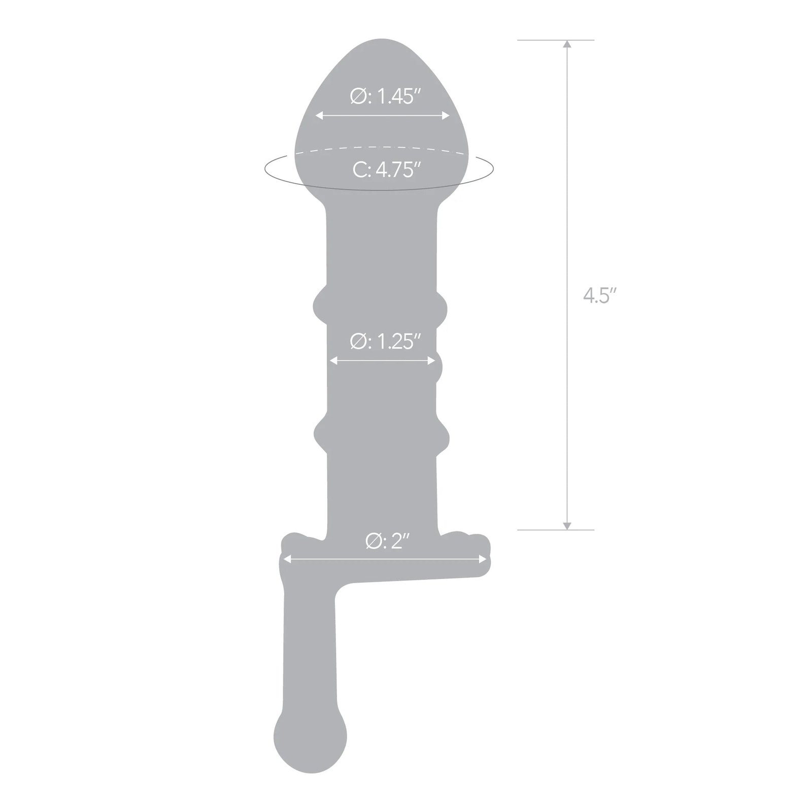 Glas 6.5 in. Candy Land Juicer Rotating Dildo – alternate view 6