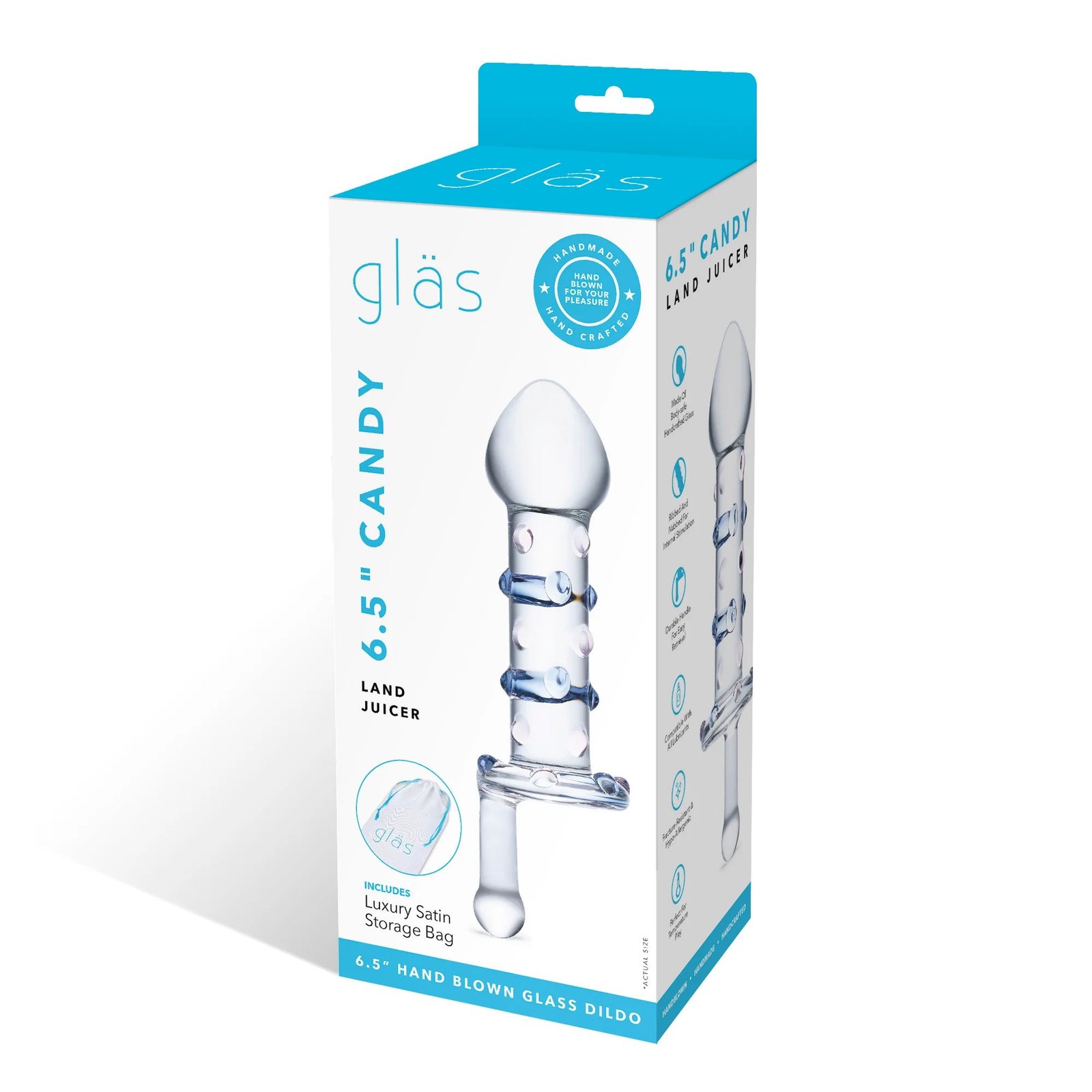 Glas 6.5 in. Candy Land Juicer Rotating Dildo – alternate view 7