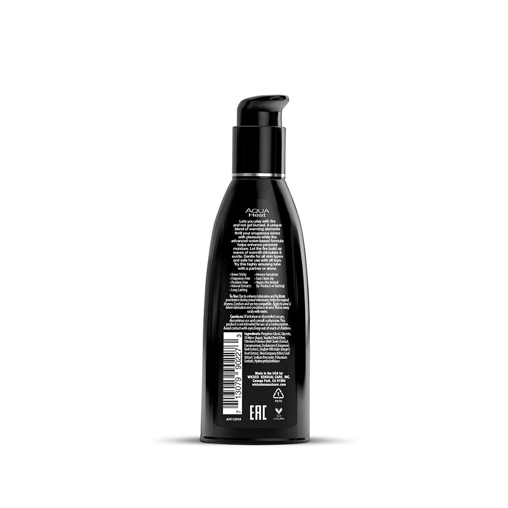 Wicked Aqua Heat Water-Based Warming Lubricant 2 oz. – alternate view 1