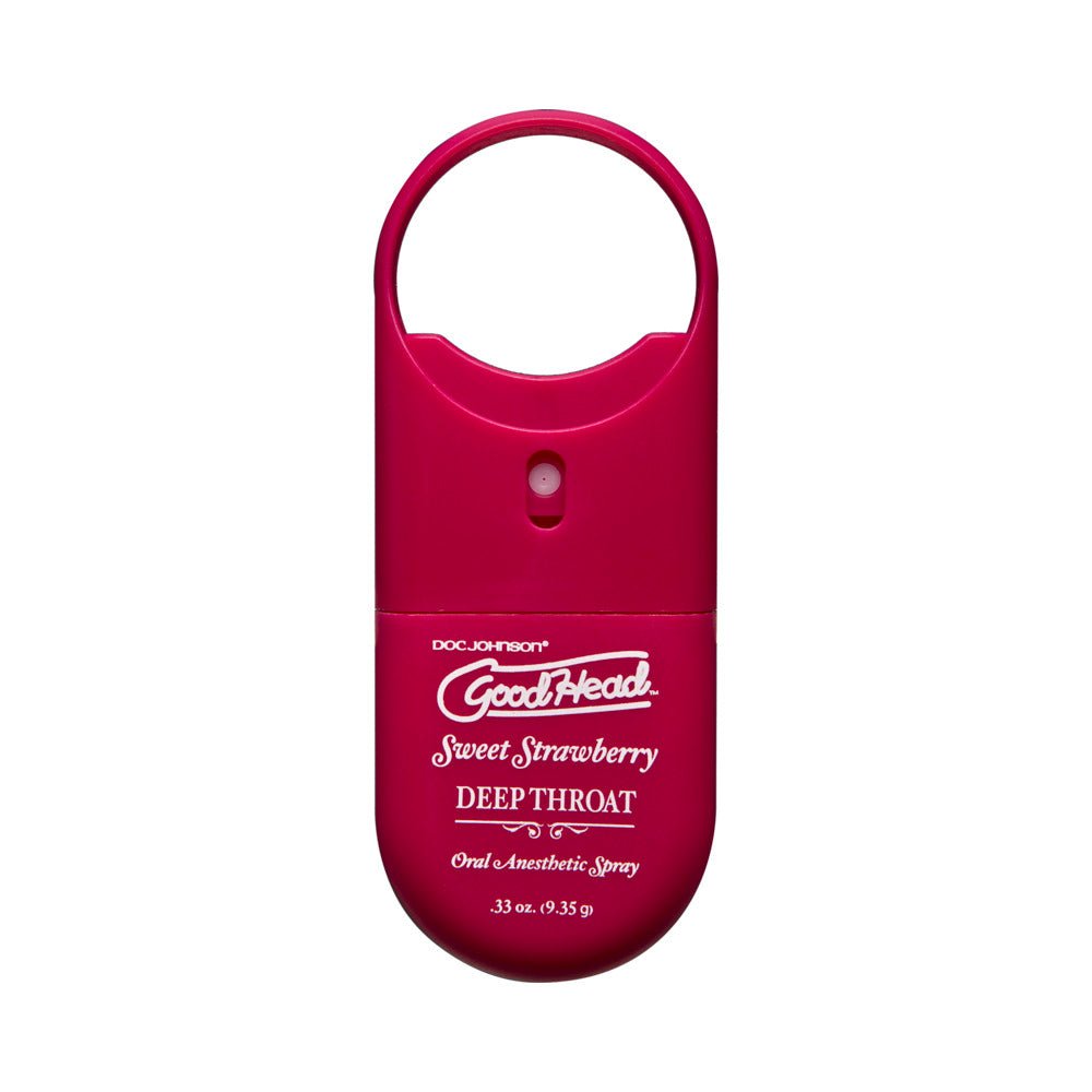 Goodhead to Go - Deep Throat Spray .33oz. Sweet Strawberry – alternate view 1