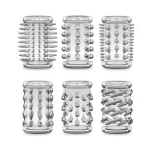 Alternative view of Stay Hard 6-Piece Cock Sleeve Kit Clear