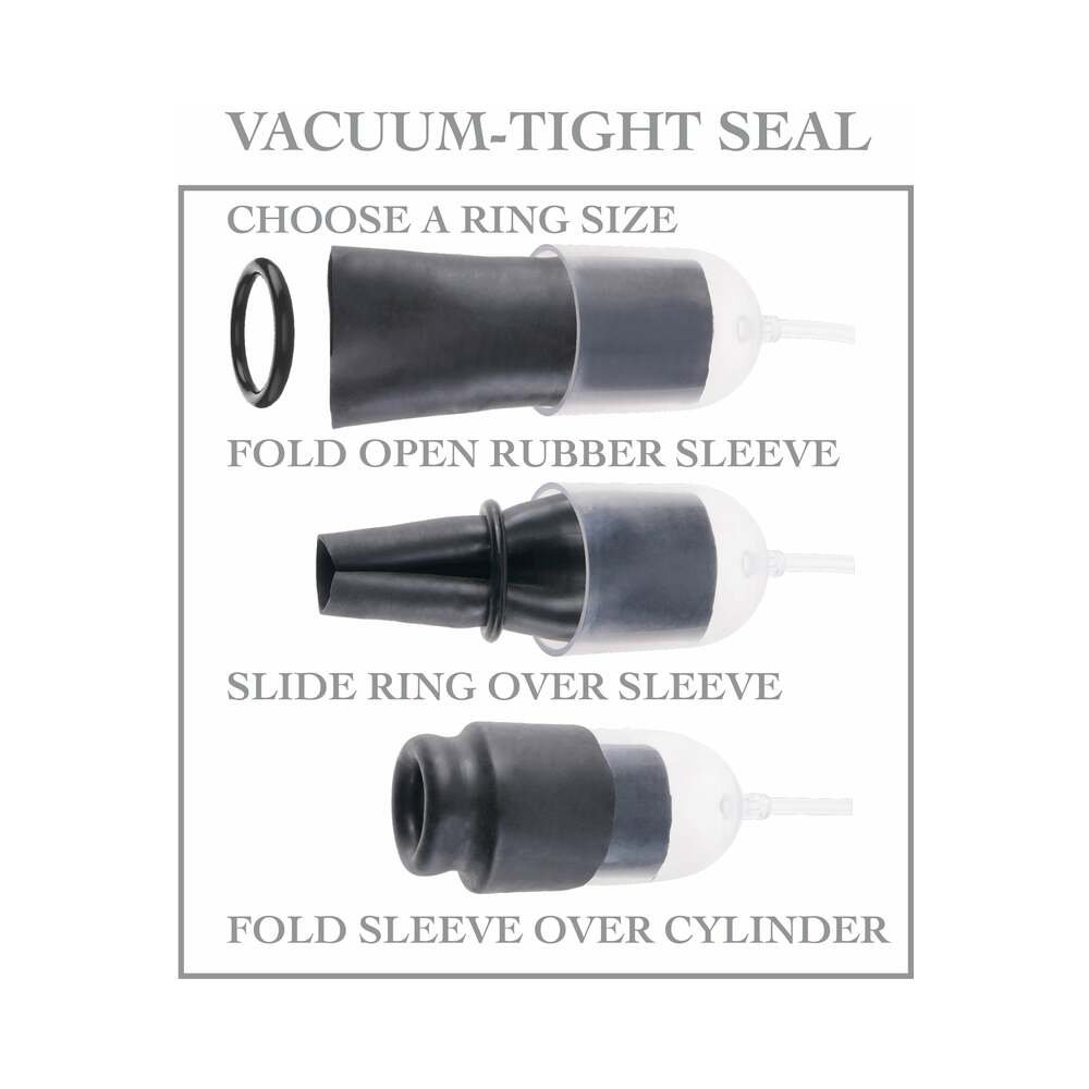 Fetish Fantasy Series Suck N'' Stroke Head Pump Black – alternate view 3