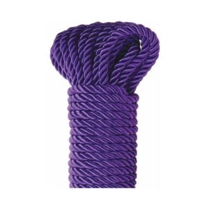 Alternative view of Fetish Fantasy Series Deluxe Silk Rope 9.75 m / 32 ft. Purple
