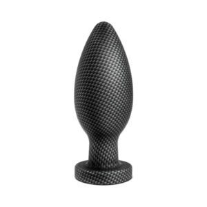 Alternative view of Spark Silicone Anal Plug Medium Carbon Fiber