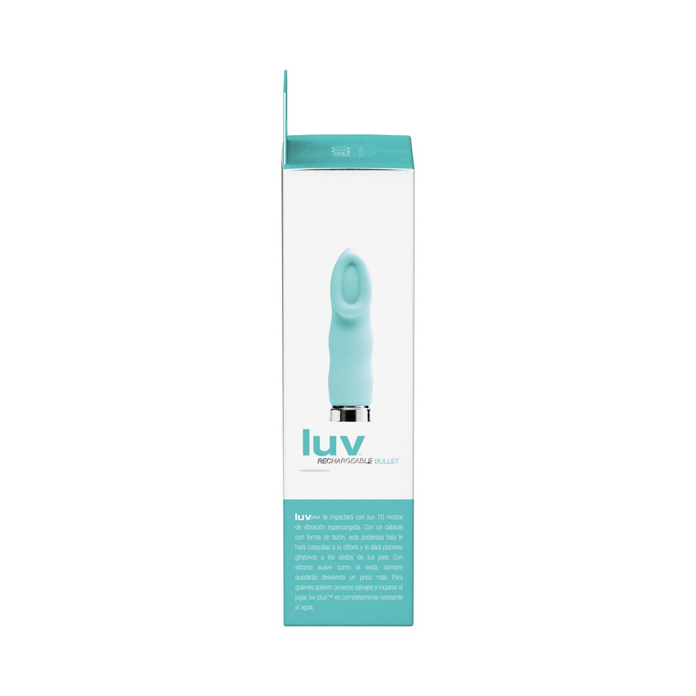 VeDO Luvplus Rechargeable Vibe - Tease Me Turquoise - Image 6