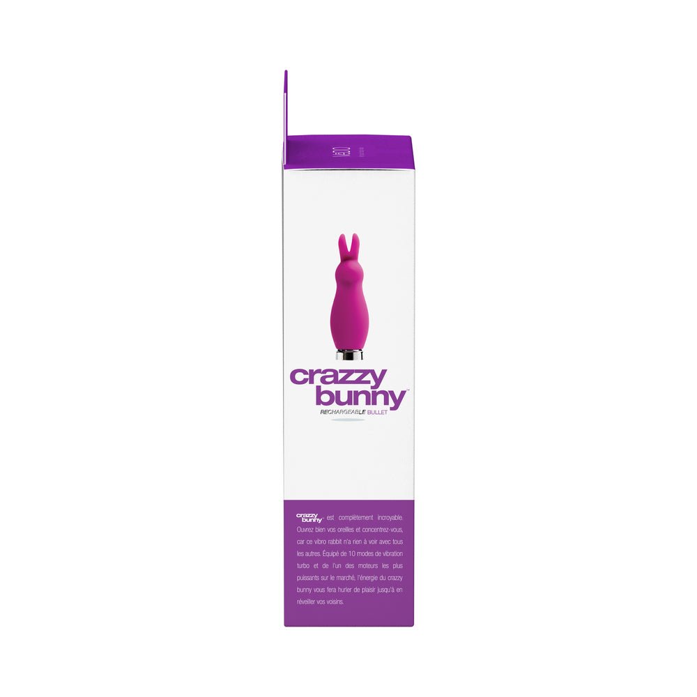 VeDO Crazzy Bunny Rechargeable Mini Vibe - Perfectly Purple - Image 6