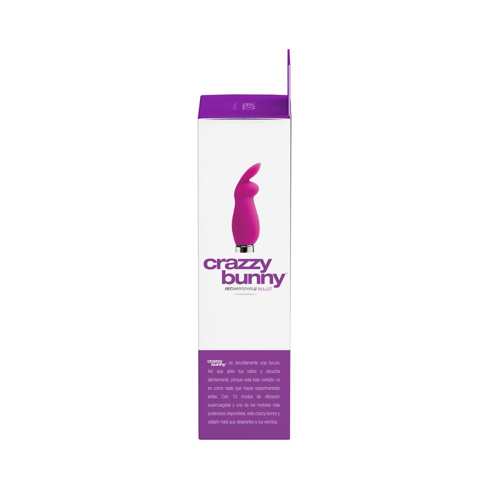 VeDO Crazzy Bunny Rechargeable Mini Vibe - Perfectly Purple - Image 7
