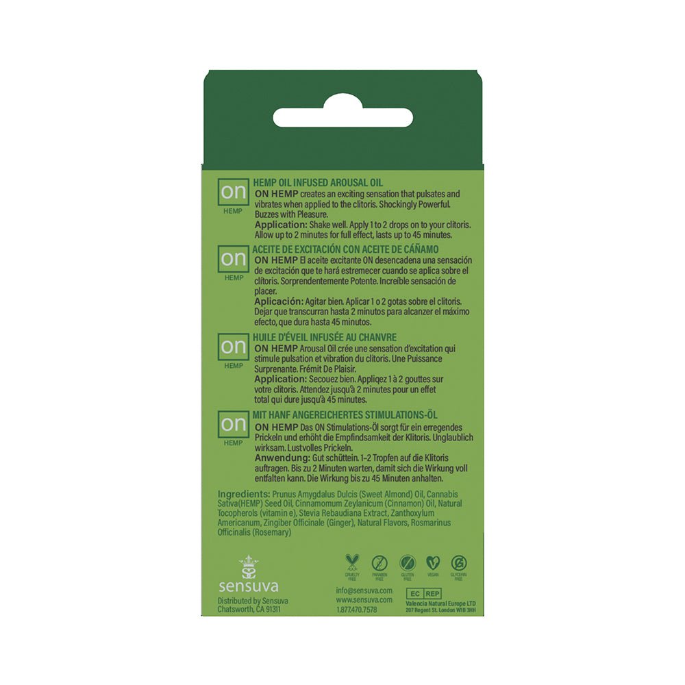 Sensuva ON Hemp-Infused Arousal Oil 5 ml - Image 2